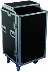 Flight Case 16U + Plan Incliné + Plateau - fcp 16 u ds