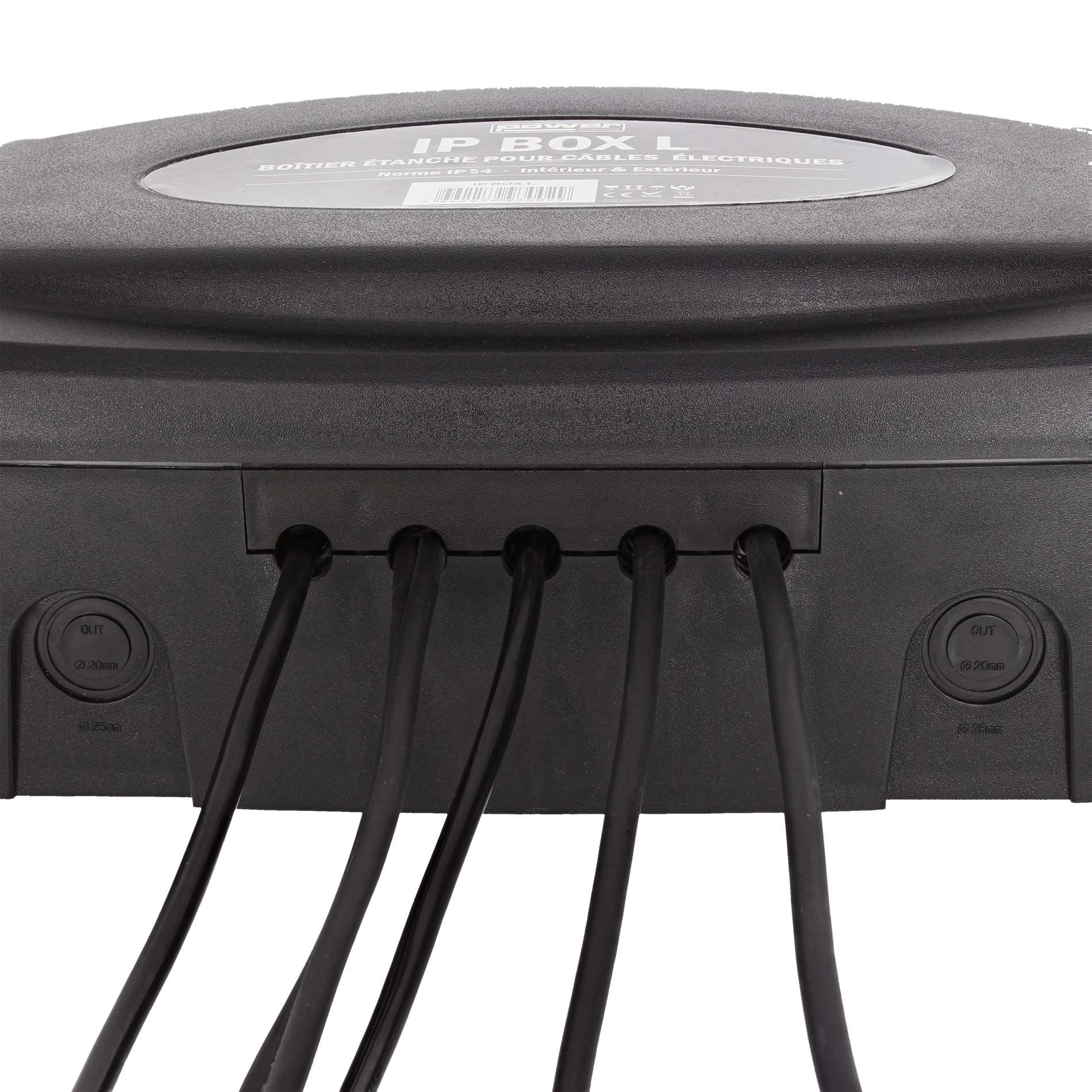 Power Acoustics Ip Box L BoÎtier Ip54 Pour CÂbles Electriques - Alimentation - Variation 6
