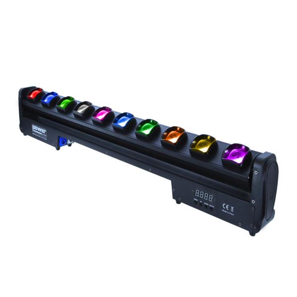 Power lighting Barre Led Motor 10x15W Quad Led bar