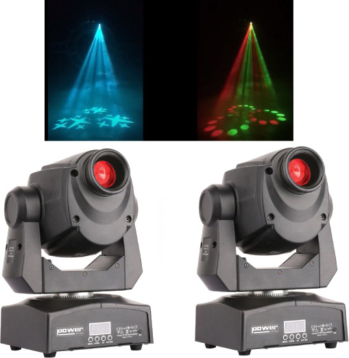 Power Lighting 2 X Lyre Spot 60w Prism - Pack Eclairage - Main picture