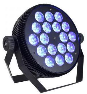 Projecteurs à leds Power lighting Par Slim 18x10W HEXA