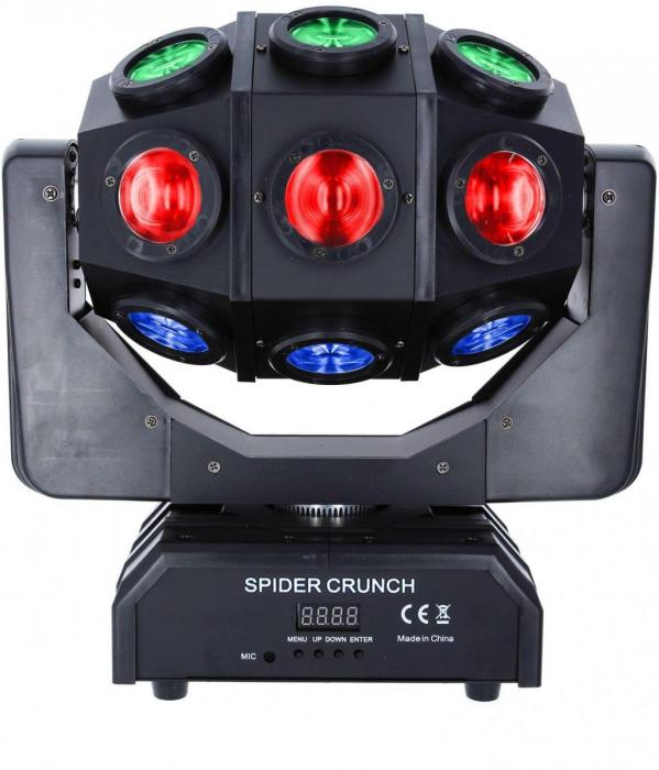 Multi-faisceaux & effet Power lighting Spider Crunch
