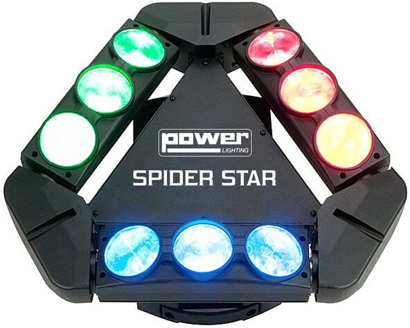 Power Lighting Spider Star - Multi-faisceaux & Effet - Main picture