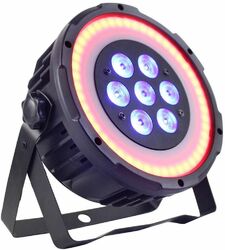 Projecteurs à leds Power lighting Par 7x10W Quad Ring