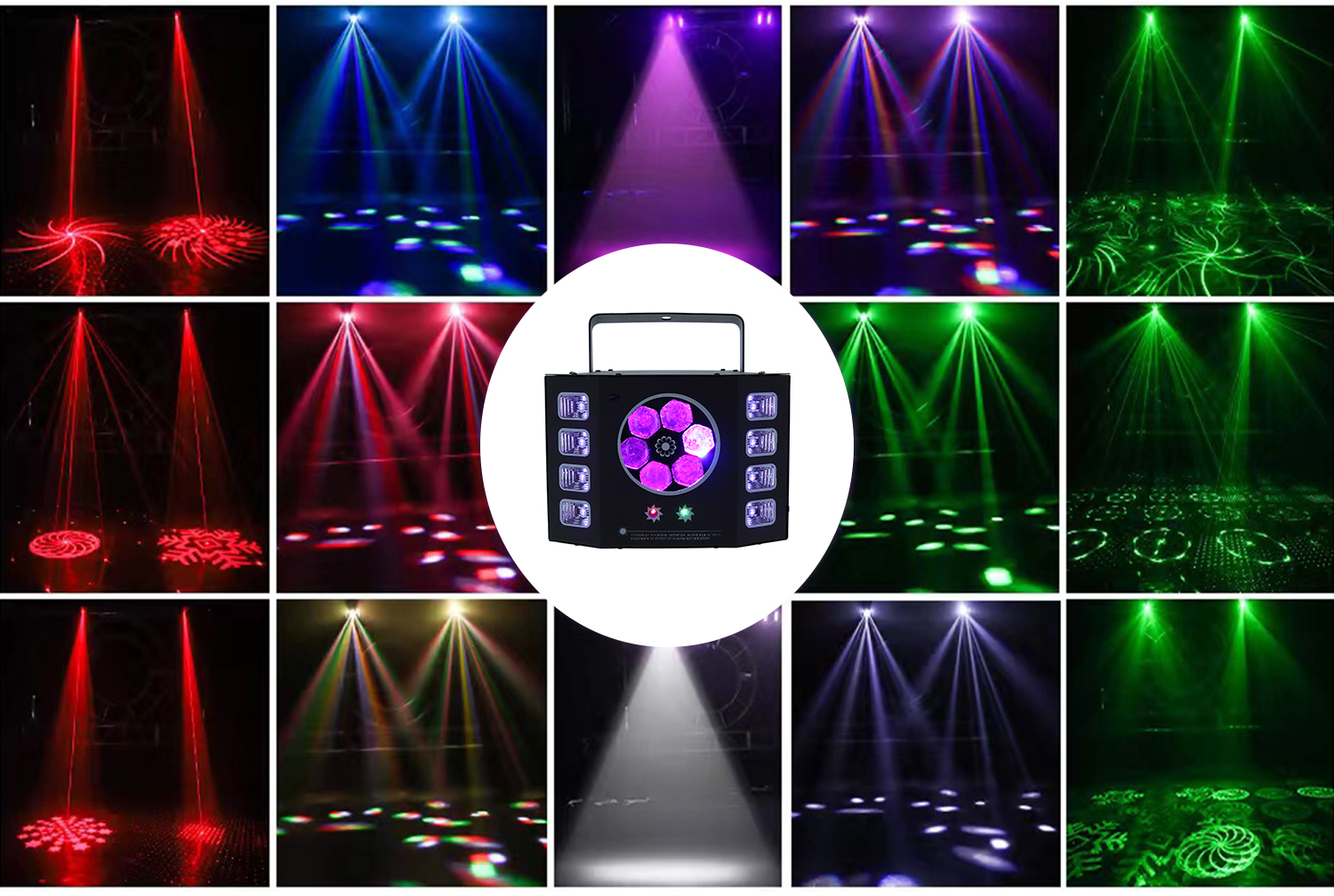 Power Lighting Lightbox 90s - Multi-faisceaux & Effet - Variation 3