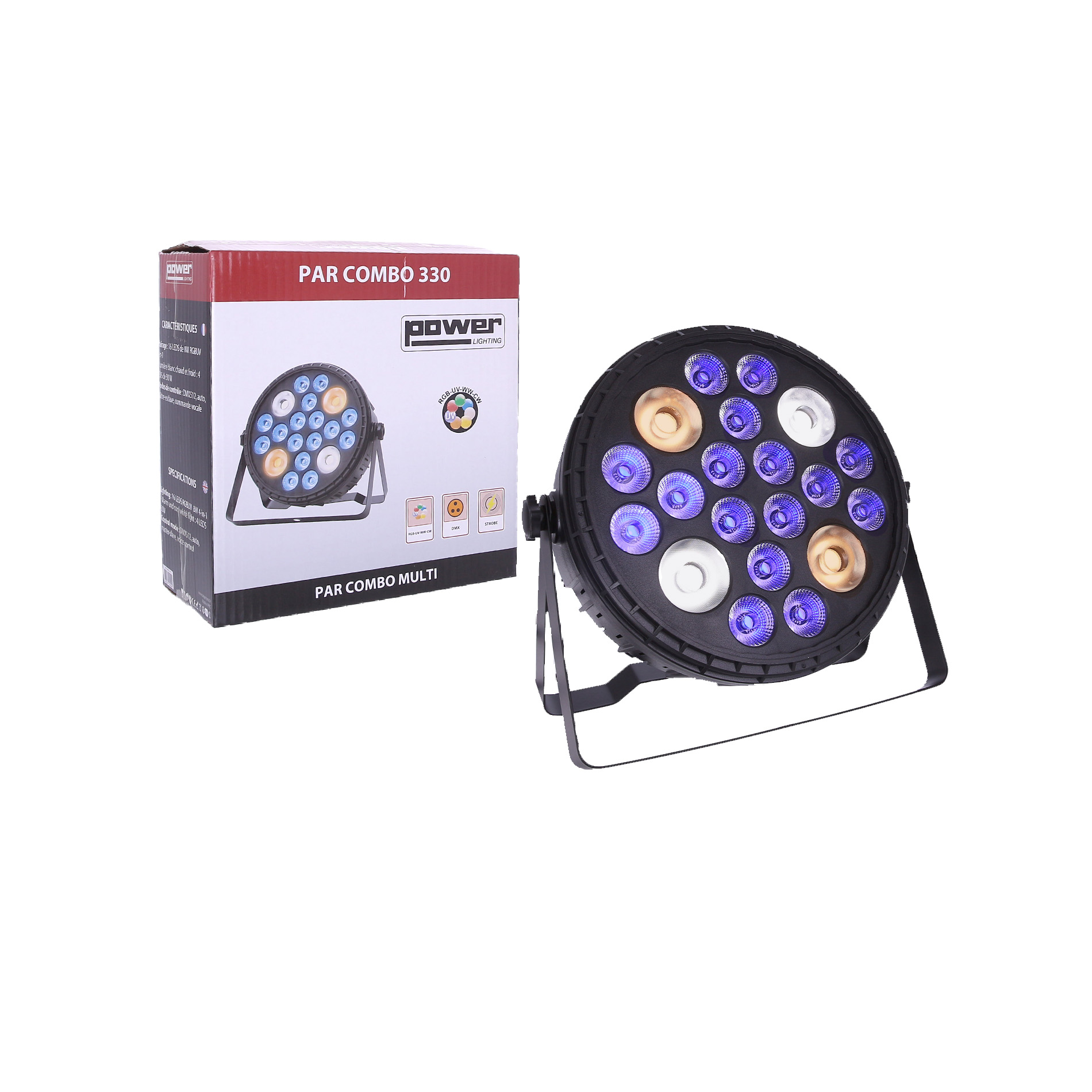 Power Lighting Par Combo 330 - Projecteurs À Leds - Variation 3