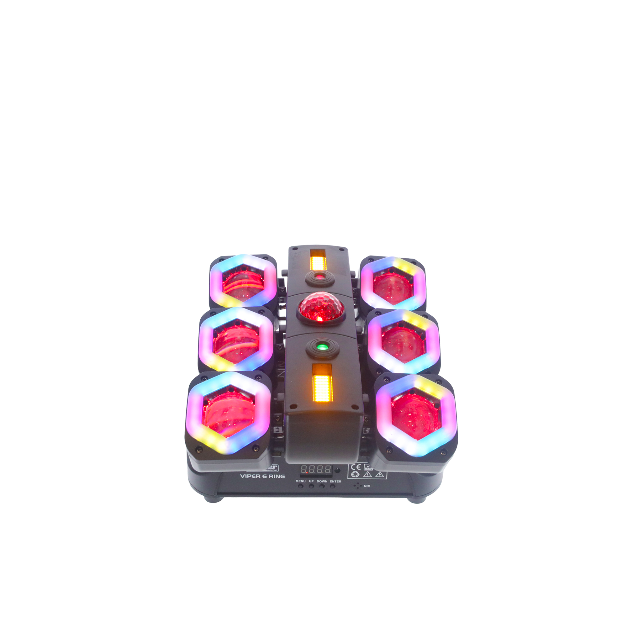 Power Lighting Viper 6 Ring - Multi-faisceaux & Effet - Variation 5