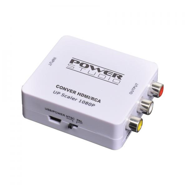 Adaptateur connectique Power studio Conver HDMI RCA