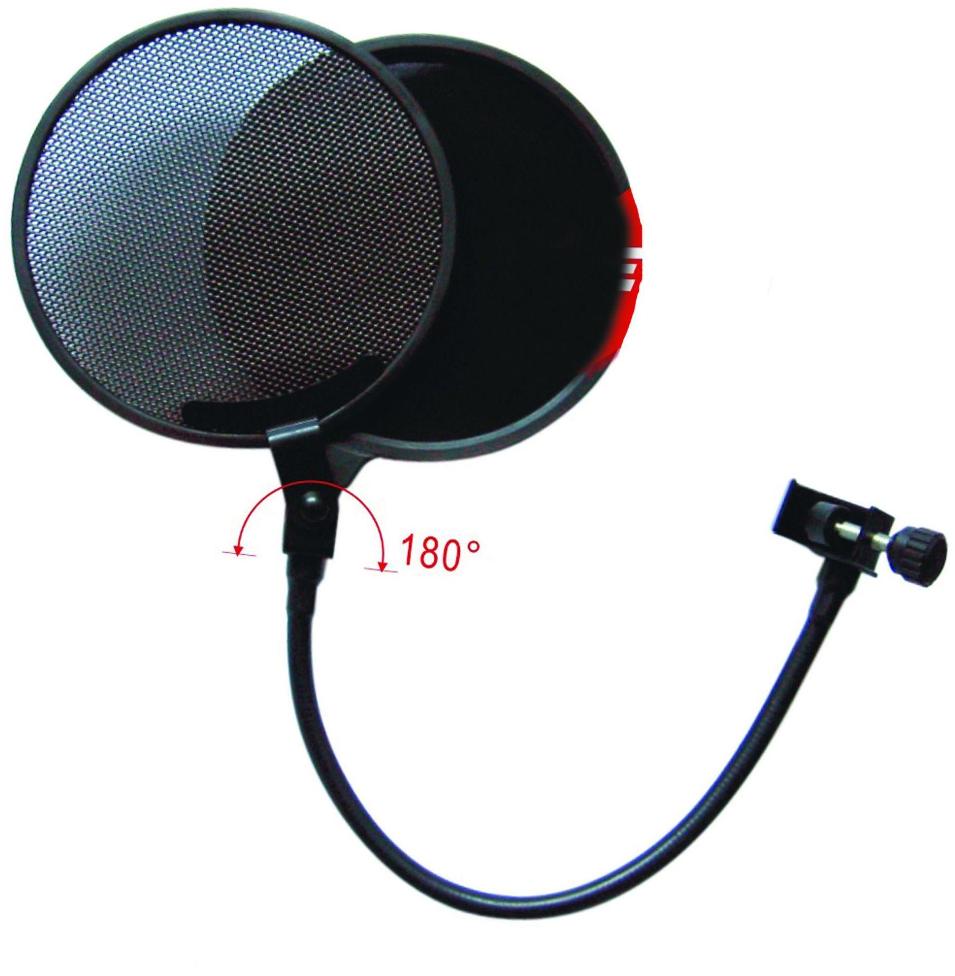 Filtre antipop et antibruit micro Power studio PF 02