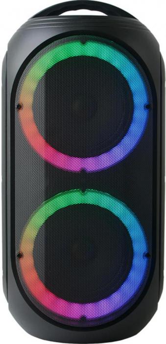 Enceinte sono active Power Gozik Led Black