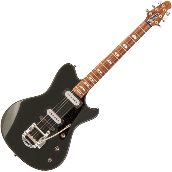 Powers electric A-Type #A393 - onyx green metallic Retro rock