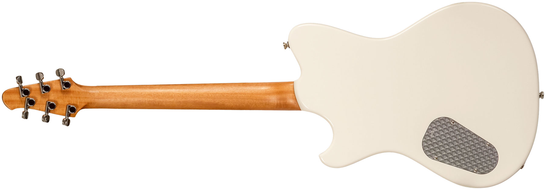 Powers Electric A-type Pf42 Vibrato 2s Trem Rw #a672 - Moonlight White - Guitare Électrique RÉtro Rock - Variation 3