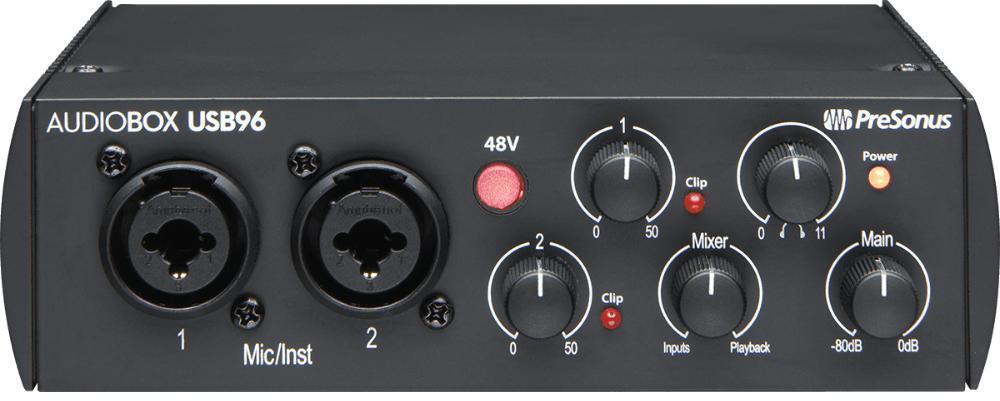 Carte son usb Presonus AUDIOBOX USB 96 25e anniversaire
