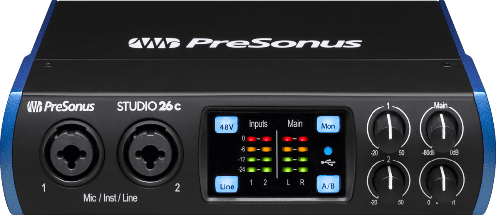 Presonus Studio 26 C - Carte Son Usb - Main picture