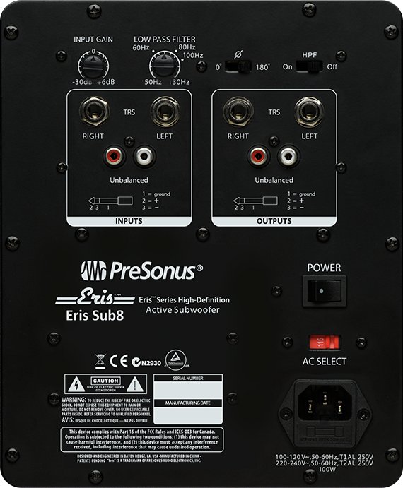 Presonus Eris Sub 8 - Caisson De Basse Studio - Variation 2