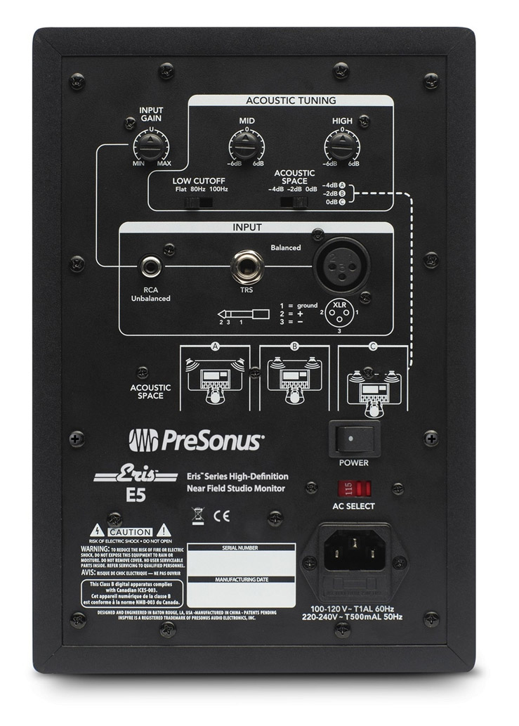 Presonus Eris E5 - La PiÈce - Enceinte Monitoring Active - Variation 1