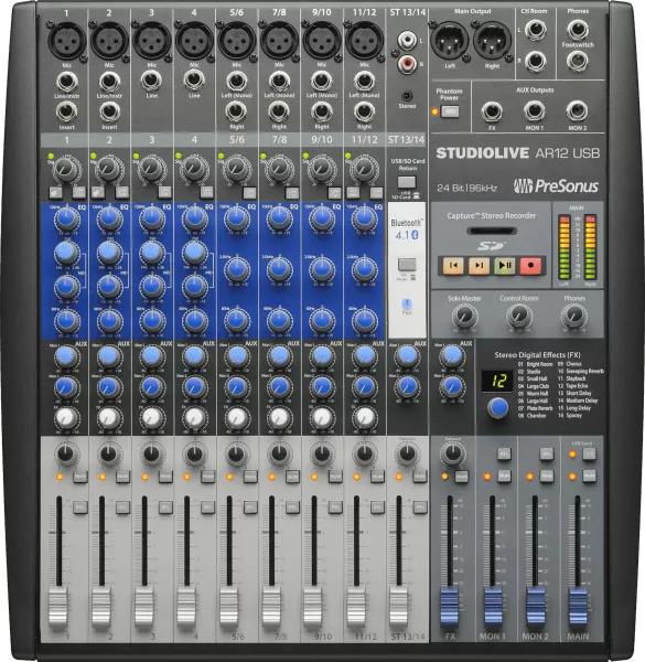 Table de mixage analogique Presonus StudioLive AR12 USB