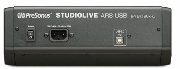 Table de mixage analogique Presonus StudioLive AR8 USB