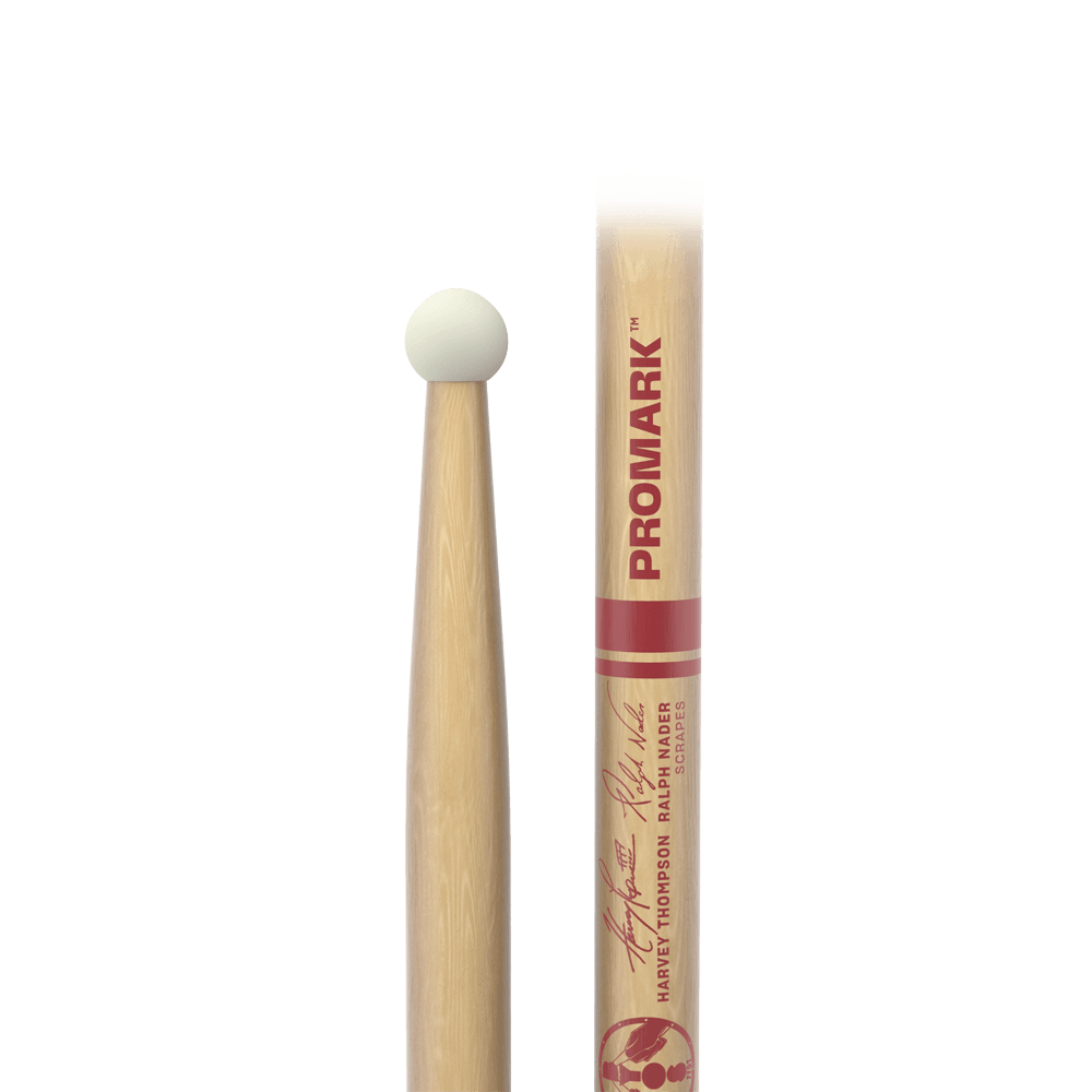 Pro Mark Baguettes De Fanfare Byos Signature « Scrapes », Olive En Nylon - Baguette Batterie - Variation 4