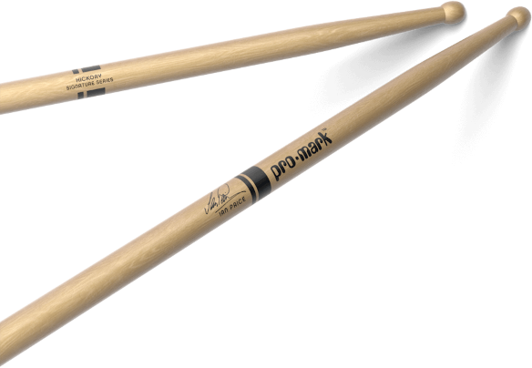Pro Mark Signature Ian Paice Hickory - Baguette Batterie - Main picture