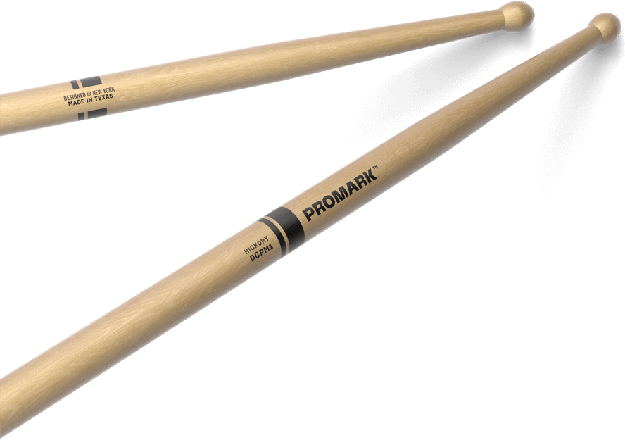 Pro Mark Txdcpm1w Hickory Marching Drumstick, Wood Tip - Baguette Batterie - Main picture