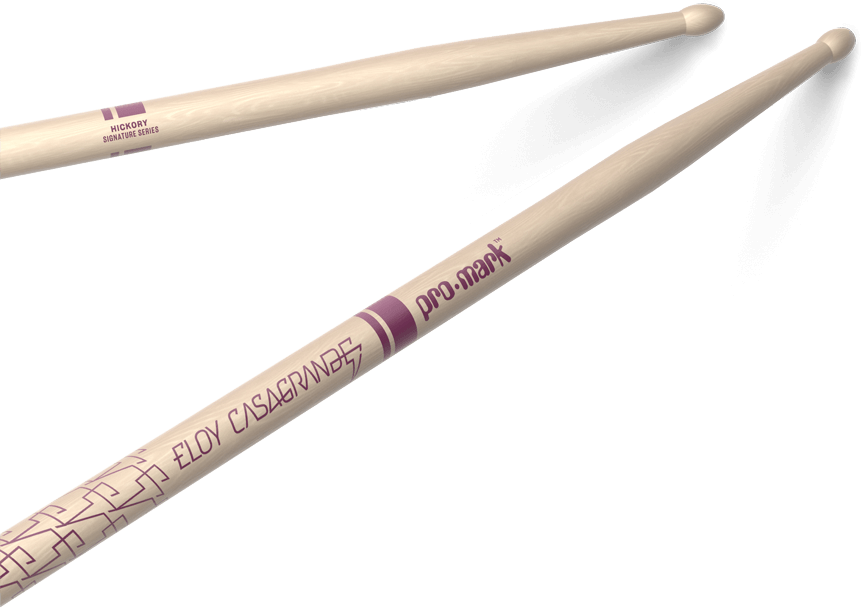 Pro Mark Txecw Eloy Casagrande Signature Raw Hickory Drumstick, Wood Tip - Baguette Batterie - Main picture
