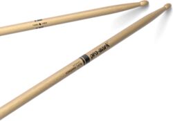 ProMark Baguettes « Super Rock » par ProMark en Hickory 747B, olive en bois