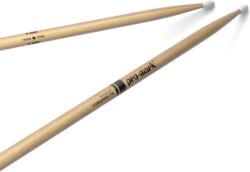 Baguette batterie Pro mark ProMark Baguettes ProMark en Hickory 7A, olive en nylon