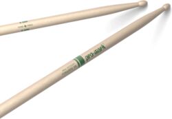 Baguette batterie Pro mark ProMark Baguettes « The Natural » par ProMark en Hickory 5B, olive en bois