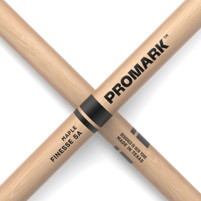 Pro Mark Finesse 5a Maple Drumstick, Small Round Wood Tip - Baguette Batterie - Variation 1