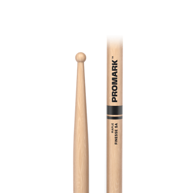 Pro Mark Finesse 5a Maple Drumstick, Small Round Wood Tip - Baguette Batterie - Variation 4