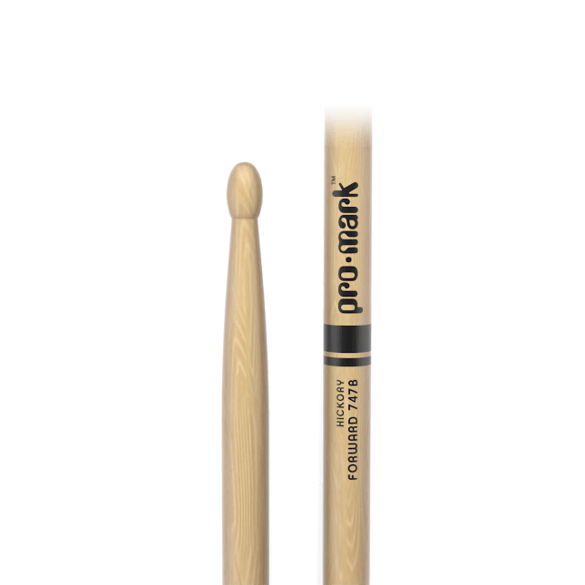 Pro Mark Hickory Olive Bois Super Rock 747b - Baguette Batterie - Variation 4
