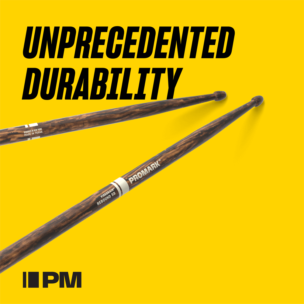 Pro Mark R5abfg Rebound 5ab Firegrain Hickory Drumstick, Acorn Wood Tip - Baguette Batterie - Variation 2