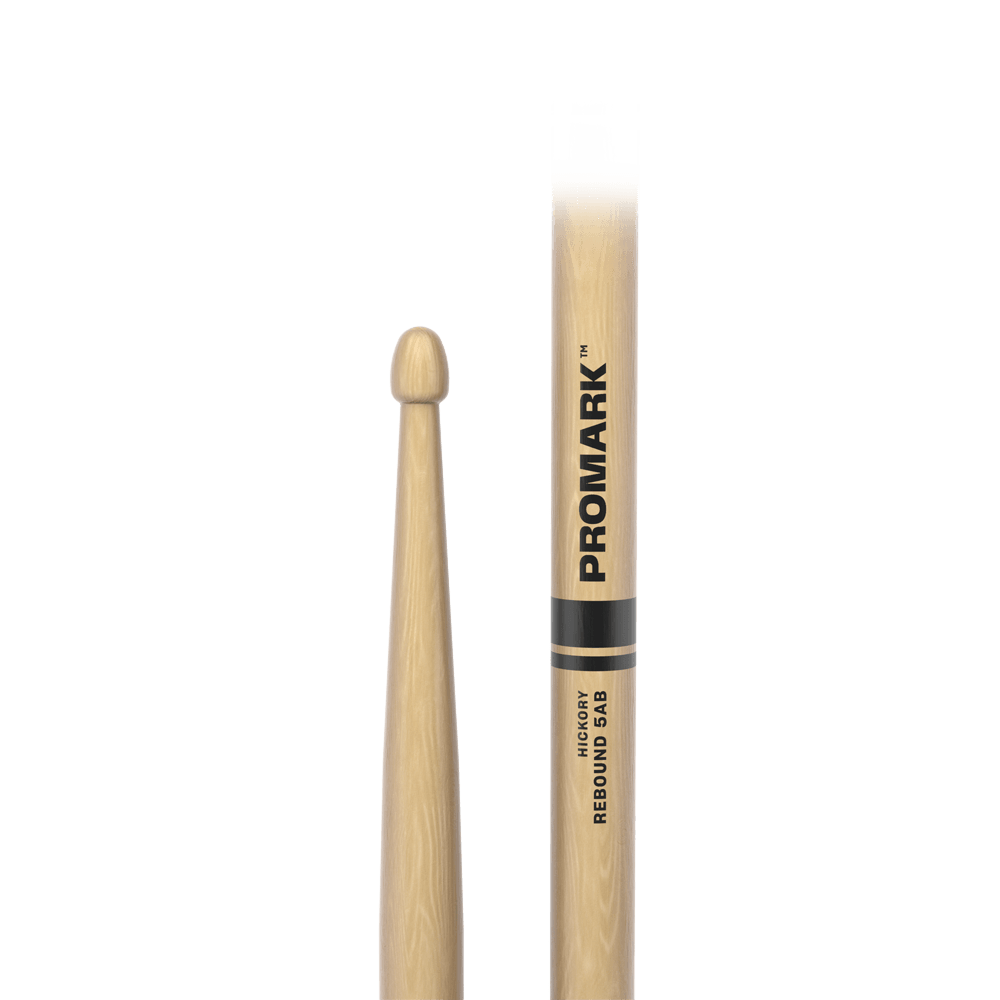 Pro Mark Rbh580aw Rebound 5ab Hickory Drumstick, Acorn Wood Tip - Baguette Batterie - Variation 4