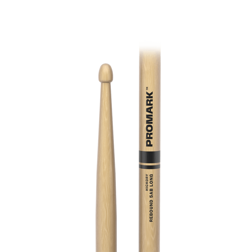 Pro Mark Rbh580law Rebound 5ab Long Hickory Drumstick, Acorn Wood Tip - Baguette Batterie - Variation 4