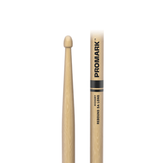 Pro Mark Rebound 5a Long Hickory Drumstick, Acorn Wood Tip - Baguette Batterie - Variation 4