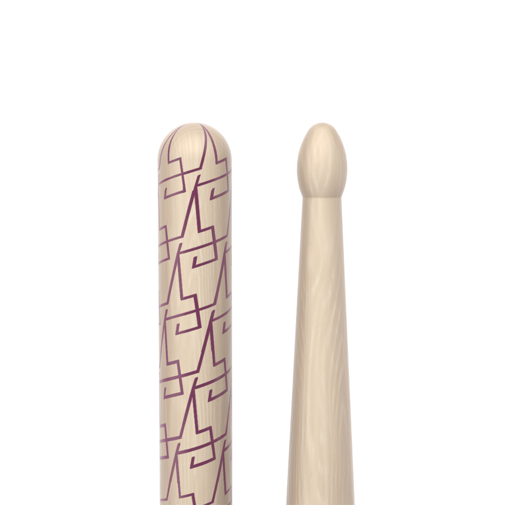 Pro Mark Txecw Eloy Casagrande Signature Raw Hickory Drumstick, Wood Tip - Baguette Batterie - Variation 1