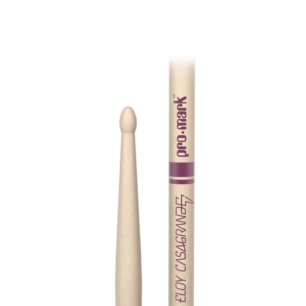 Pro Mark Txecw Eloy Casagrande Signature Raw Hickory Drumstick, Wood Tip - Baguette Batterie - Variation 4