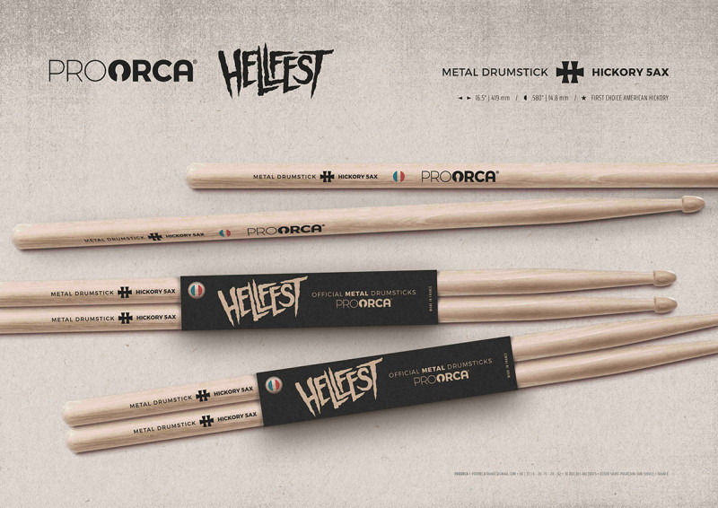 Pro Orca 5ax Hellfest Limited Edition - Baguette Batterie - Variation 1
