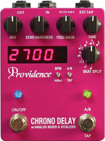 Pédale reverb / delay / echo Providence Chrono Delay DLY-4
