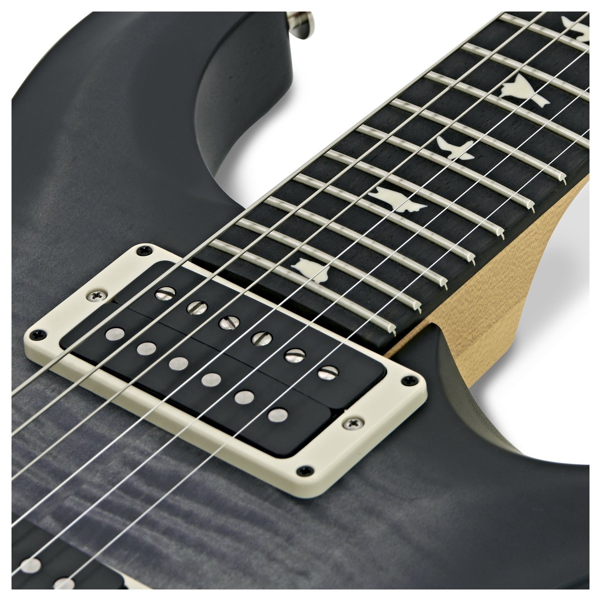 Prs Ce 24 Bolt-on Usa Hh Trem Rw - Faded Gray Black - Guitare Électrique Double Cut - Variation 3