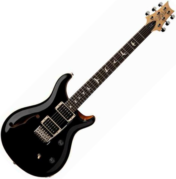 ギター PRS CE made in usa Prs USA Bolt-On CE 24 Semi-Hollow - black top w/ natural back Semi