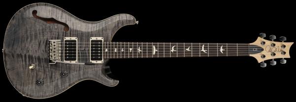 Guitare électrique solid body Prs USA Bolt-On CE 24 Semi-Hollow - faded gray black