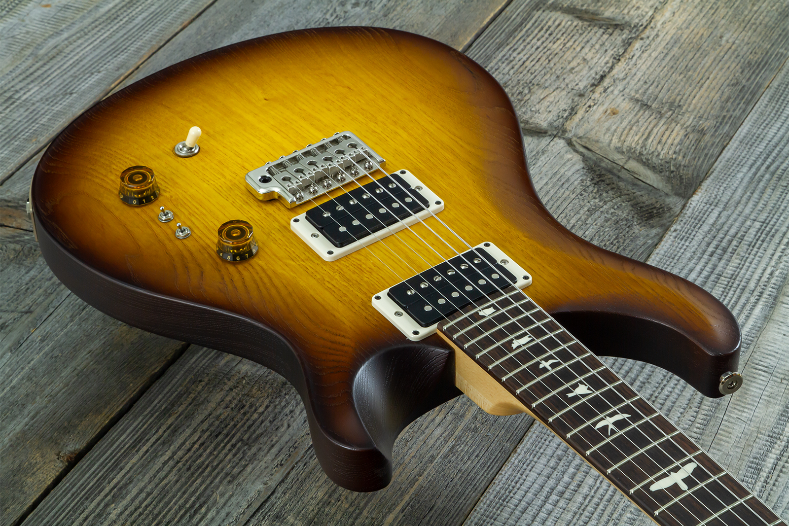 Prs Ce24-08 Swamp Ash Hand-signed Usa 2h Trem Rw #0397253 - Mccarty Tobacco Burst - Guitare Électrique Double Cut - Variation 2