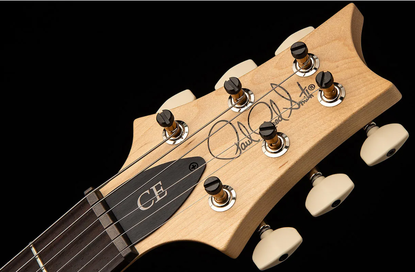 Prs Ce24 Bolt-on Usa 2h 85/15 Trem Rw - Faded Gray Black - Guitare Électrique Double Cut - Variation 2