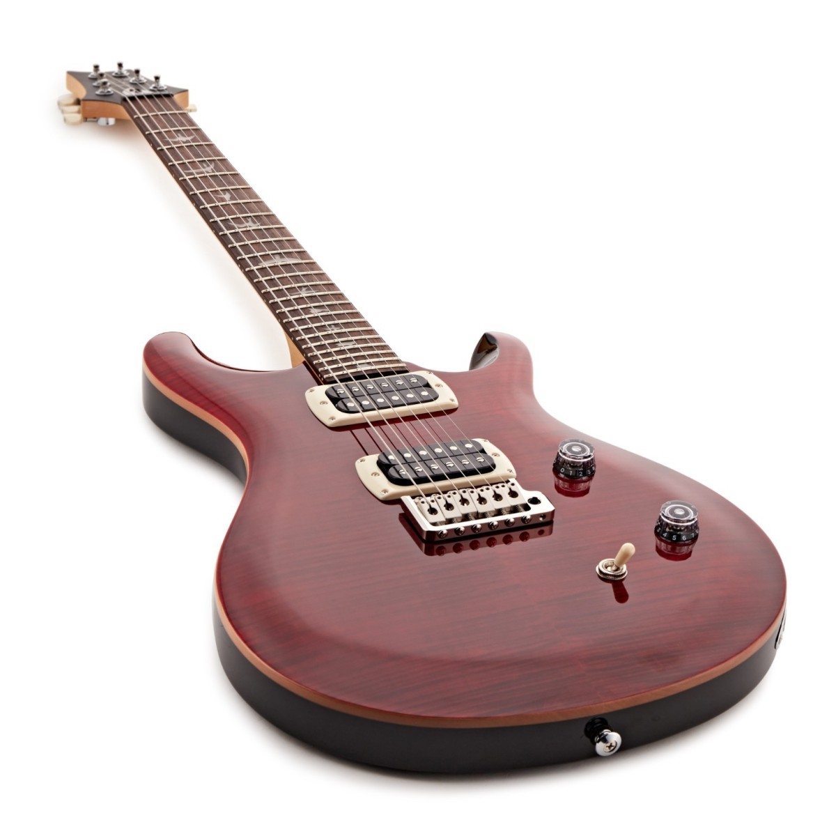 Prs Ce24 Se Bolt-on (wing Tuners) 2h Trem  Rw - Black Cherry - Guitare Électrique Double Cut - Variation 2