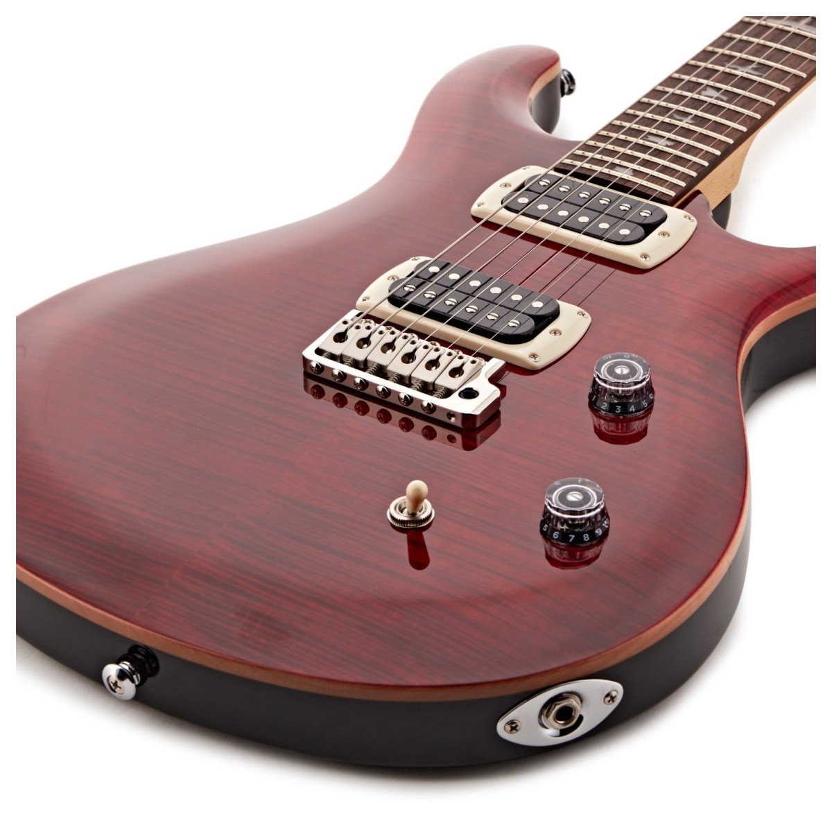 Prs Ce24 Se Bolt-on (wing Tuners) 2h Trem  Rw - Black Cherry - Guitare Électrique Double Cut - Variation 3