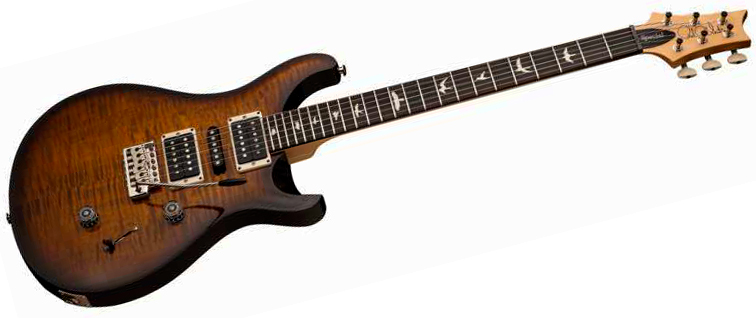 Prs Ce24 Special Ltd Bolt-on Usa Hsh Trem Rw - Black Amber - Guitare Électrique Double Cut - Variation 1