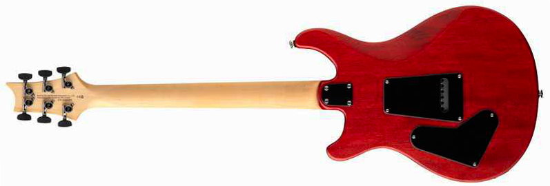 Prs Ce24 Standard Satin Wing Tuners Se Bolt-on 2h Trem Rw - Vintage Cherry - Guitare Électrique Double Cut - Variation 1