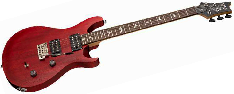 Prs Ce24 Standard Satin Wing Tuners Se Bolt-on 2h Trem Rw - Vintage Cherry - Guitare Électrique Double Cut - Variation 2